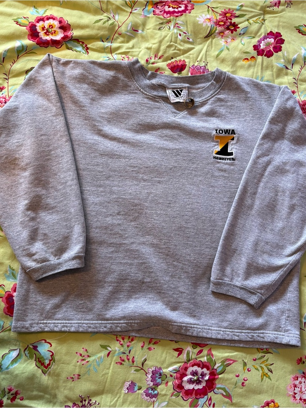 Iowa Hawkeyes x Wide World Sportswear vintage 90s sweatshirt Women’s M 24x22 EUC